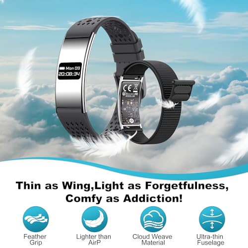 Irondance Smart Bracelet for Women Men, Activity & Fitness Trackers/SpO2/Heart Rate/Sleep Stress/1ATM Waterproof,Automatic...