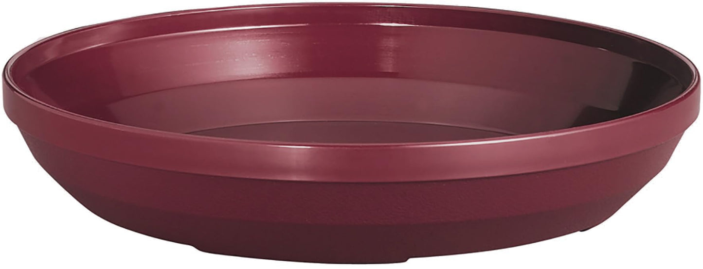 Cambro Bundle: 10 1/4" Low Profile Insulated Dome Plate Cover (MDSLD9487) Cranberry & 9-9/16 Thermal Pellet Underliner (MDSL9487) Cranberry