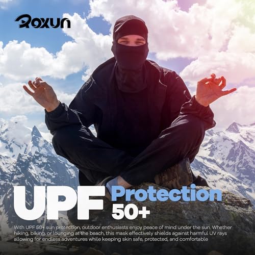 ROXUN Ski Mask Balaclava Shiesty, Motorcycle Winter Windproof Warmth UV Protector for Men/Women