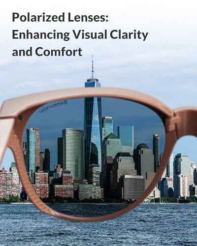 BENEUNDER Polarized Fit Over Sunglasses for Womens & Men, Lightweight Folding Sunglasses for Nearsightedness