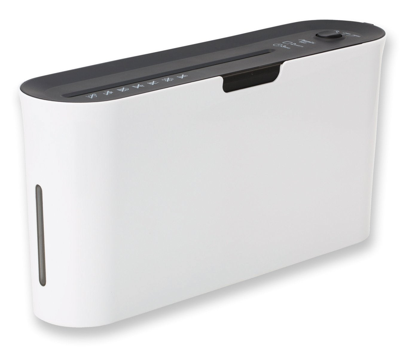 Asmix B03W Asuka Cross Cut Shredder, Slim Tabletop Design, 10 Minutes Continuous, Shredding Up to 3 Sheets, White