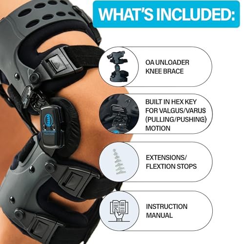 Comfyorthopedic Men & Women OA Unloader Knee Brace, Medial Arthritis Pain & Osteoarthritis Offloader, Bone on Bone Cartila...
