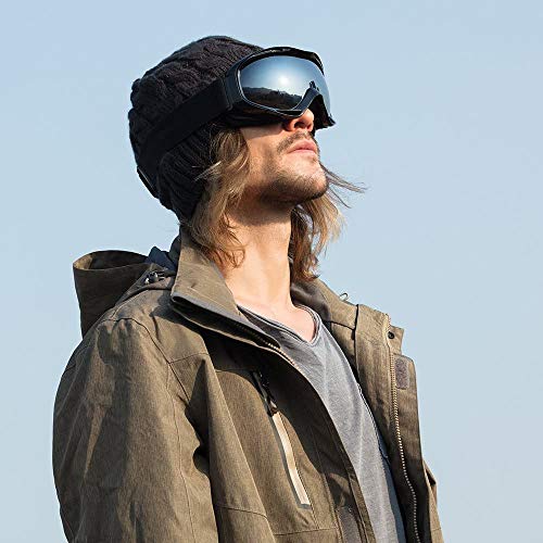 OutdoorMaster OTG Ski Goggles - Over Glasses Ski/Snowboard Goggles for Men, Women & Youth - 100% UV Protection