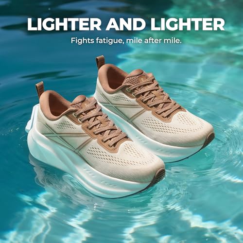 ALLSWIFIT Women's Road Running Shoes Cushion Tennis Shoes Non-Slip Comfortable Lightweight Gym Workout Athletic Arch Suppo...