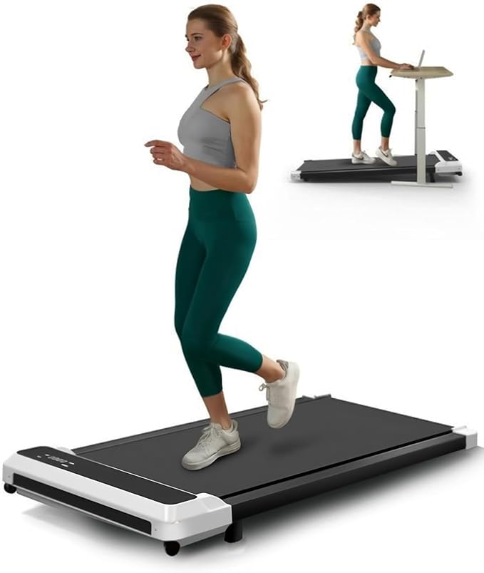 3-in-1 Walking Pad with Incline,2.5 HP Under Desk Treadmill for Home Office,265 LBS Compact Walking Treadmill with LED Dis...