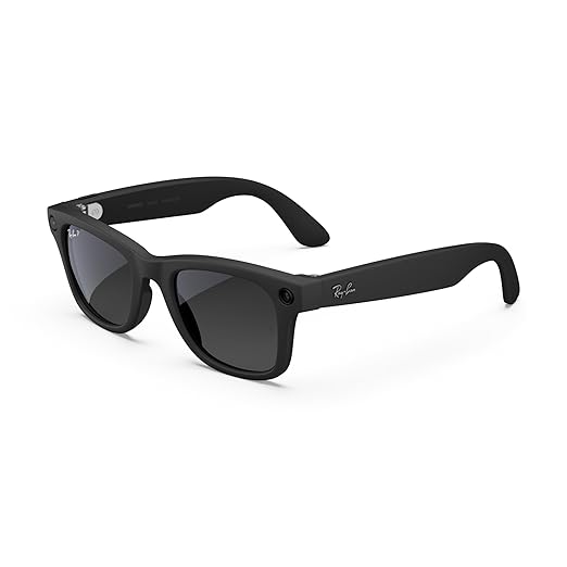Ray-Ban Meta (Gen 2), Wayfarer, Matte Black | Smart AI Glasses for Men, Women — 2X Battery Life — 3K Ultra HD Resolution a...