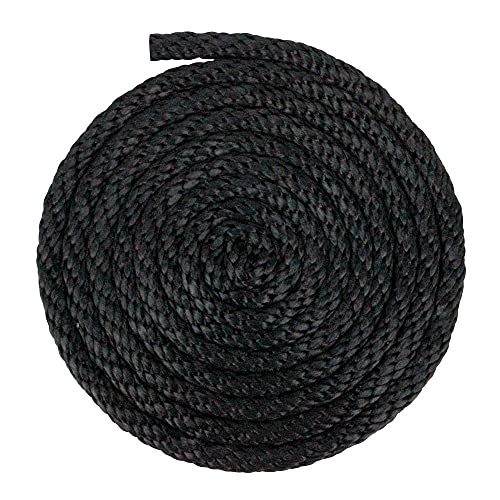 Extreme Max 3008.0022 Solid Braid MFP Utility Rope - 3/8" x 100', Black