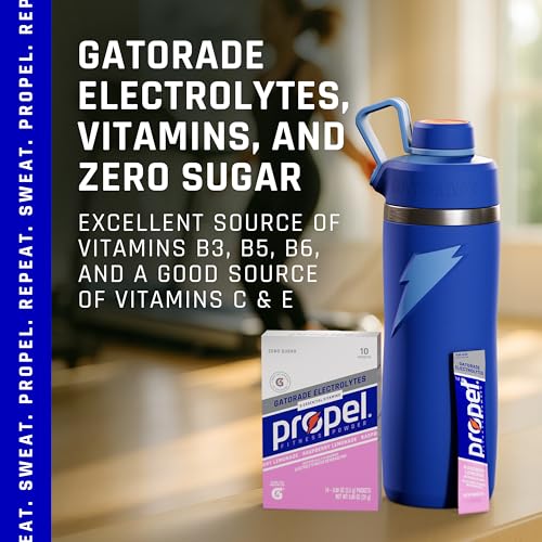 Propel Electrolyte Enhanced Water Drink Mix Powder Packets, 4 Flavor Variety Pack, Zero Calorie & Zero Sugar Hydration wit...