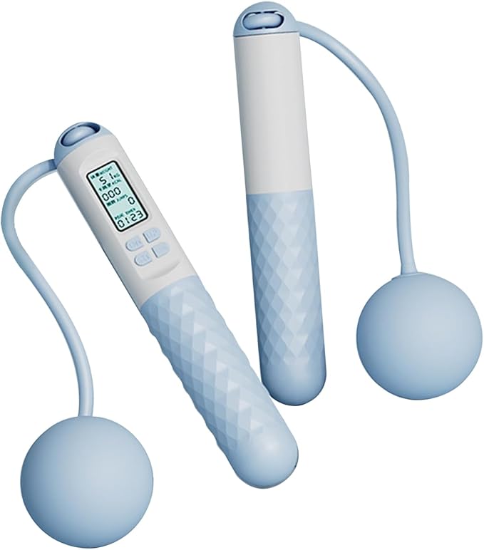 Digital Jump Rope - Smart ropeles Fitness Equipment, Weighted Ball Handles, Ergonomic Grip, tangles Free Design | Adjustab...