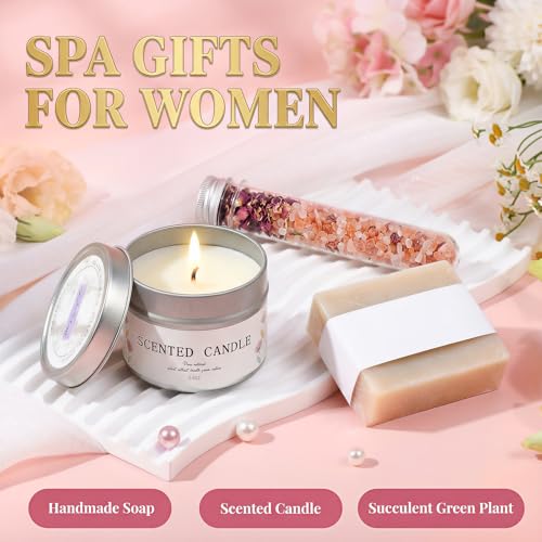 15pcs Get Well Soon Gifts Basket for Women - After Surgery, Self Care Gifts Package with Cozy Blanket, Socks, Spa Set, Car...
