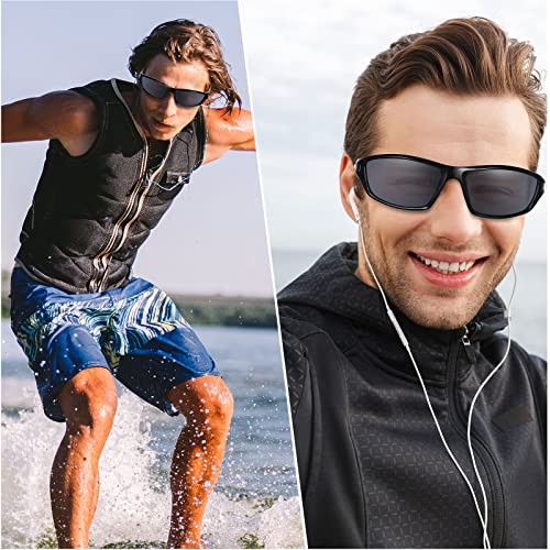 Cindeer 8 Pairs Polarized Sunglasses for Men and Women Sun Glasses with UV Protection Sport Sunglasses for Outdoor Activities