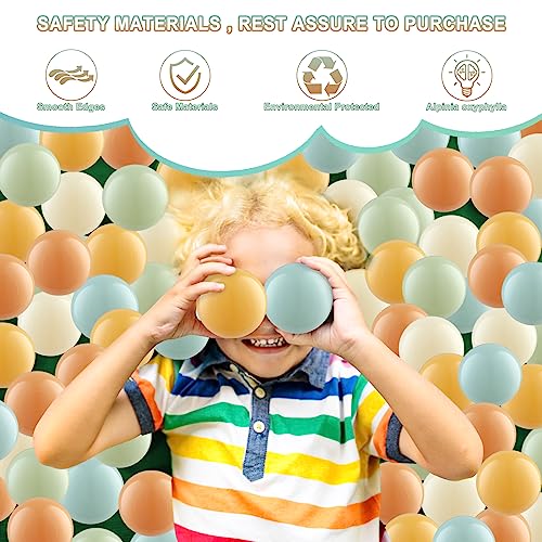 Clear Ball Pit Balls - Crush Proof Plastic Toy Balls for Boys and Girls