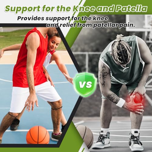 Aolabela 2PCS Patellar Tendon Knee Strap Knee Band for Knee Pain Relief Patella Band for Basketball Running Sports Breatha...