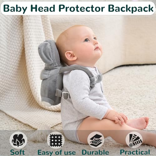Baby Head Protector Backpack for Falling Crawling and Walking Toddler Essentials Harness Infant Koala Toys Helmets Baby Es...
