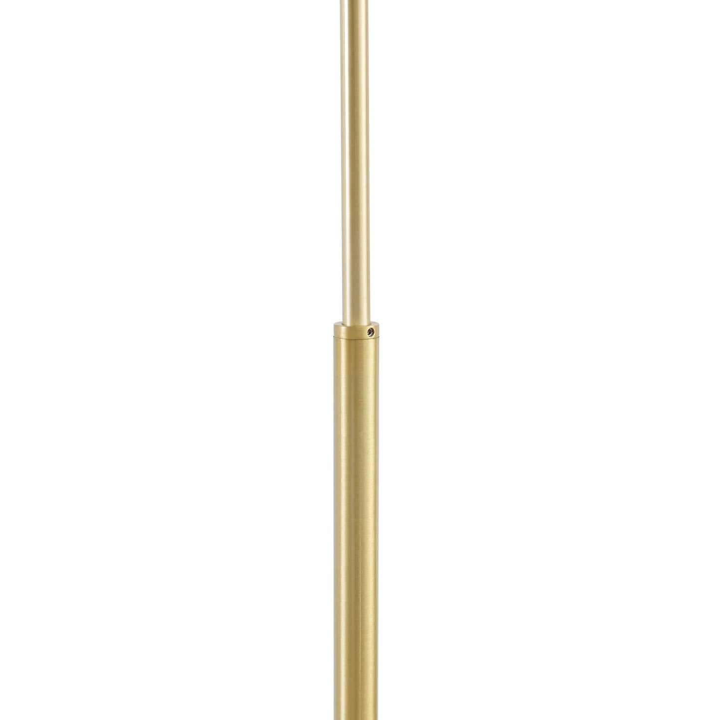 Hampton Hill Auburn Floor Lamp, 11.8 Metal, Gold, Bell Glass Shade, Model Mp154-0200, Modern, Ideal For Living Room, Foyer, Office