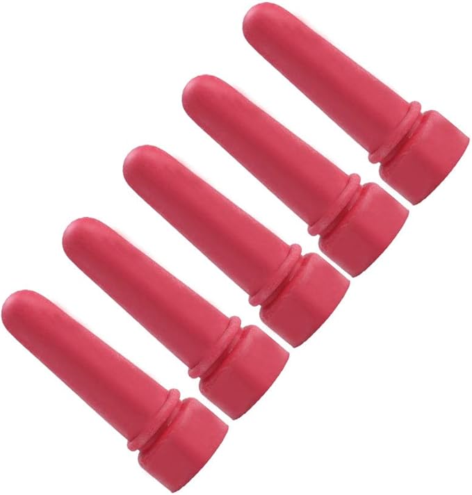 Calf Milk Drink, 5pcs Animal Feeding Supplies Little Cow Calf Milk Nipple 6.9cm Length Rubber Milk Drink Nipples