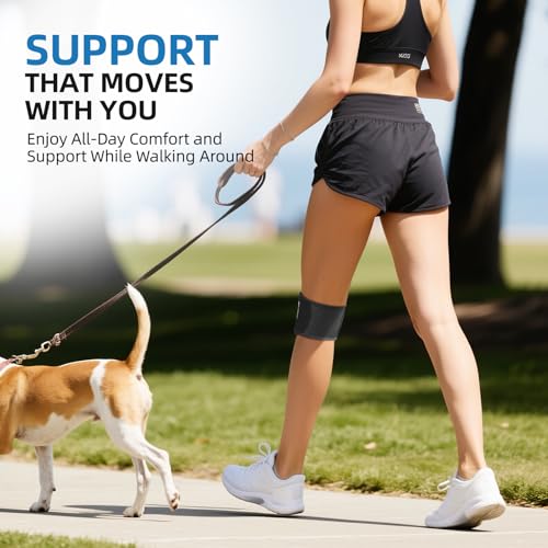 CAMBIVO Patella Tendon Support Knee Strap with Gel Pad and Side Stabilizers, Lightweight Knee Brace for Women and Men, Adj...