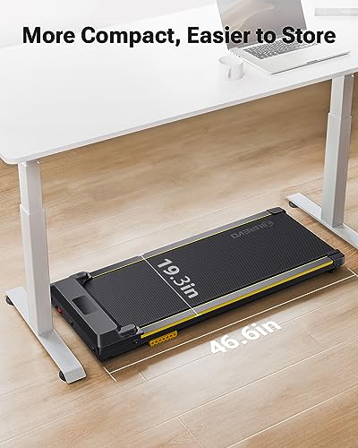 UREVO Foldimix 5L Treadmills for Home, Dual Brushless Motorized 3.0HP ，9% Auto Incline Walking Pad with Adjustable Handle ...