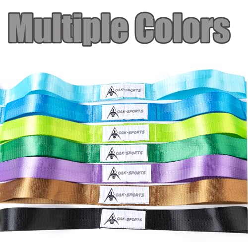 Oak-Sports Stretching Strap Yoga Strap for Physical Therapy with 10 Loops, Yoga Straps for Stretching, Upgraded Non-Elasti...