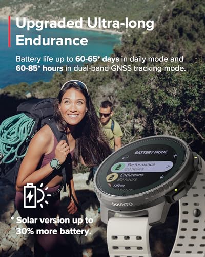 SUUNTO Vertical GPS Adventure Watch, Activity Tracker w/Dual-Band GNSS & Offline Maps, Supports 95+ Sports, Training Metri...