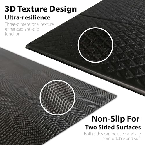 Feetlu Foldable Yoga Exercise Mat – Lightweight, Anti-Slip, and Easy to Store for Yoga, Pilates, Home Workouts, and Floor ...