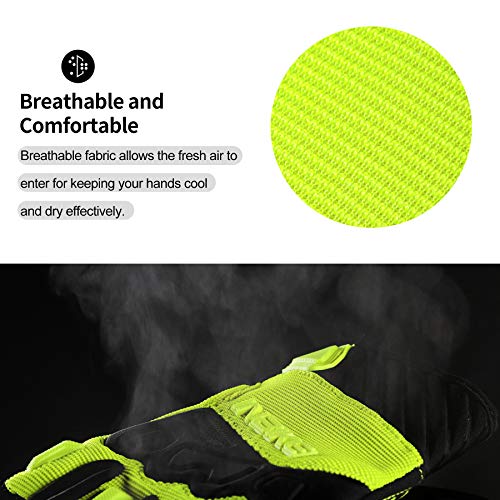 INBIKE Fingerless Cycling Gloves Breathable Protective for Road Mountain Bike MTB Riding