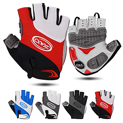 CXWXC Cycling Gloves for Men Women - Breathable Gel Road Mountain Bike Riding Gloves - Anti-Slip Bike Glove for Fitness Cy...