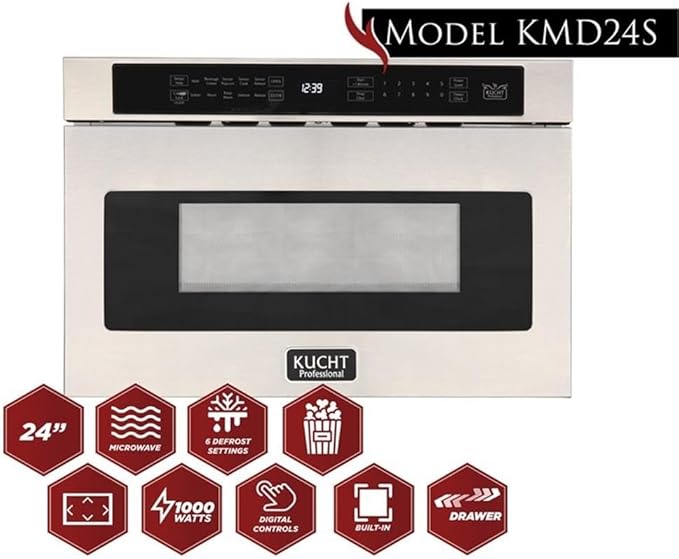 Pemberly Row 23.8" Modern Stainless Steel Microwaves in Silver