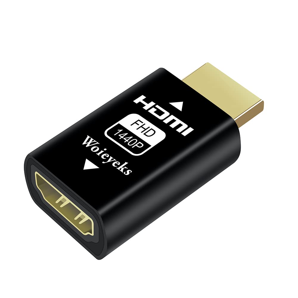 Woieyeks Hdmi Edid Emulator Passthrough (2K 2560X1440@60Hz Default Resolution) For Mac Thunderbolt To Hdmi Switches/Extender/Av