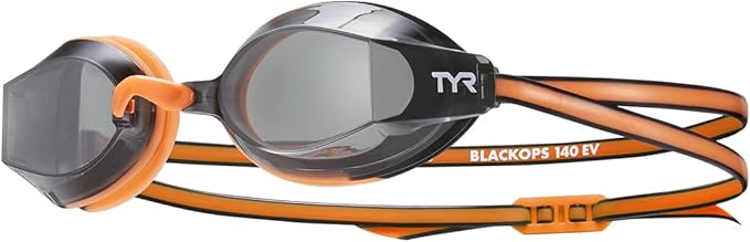 TYR Blackops 140 EV Racing Goggles Junior Fit, smoke/orange/black