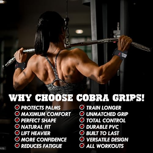 Weight Lifting Rod Hooks Heavy Duty Wrist Wraps Power Weight Lifting Training Gym Grips Straps Set of 2
