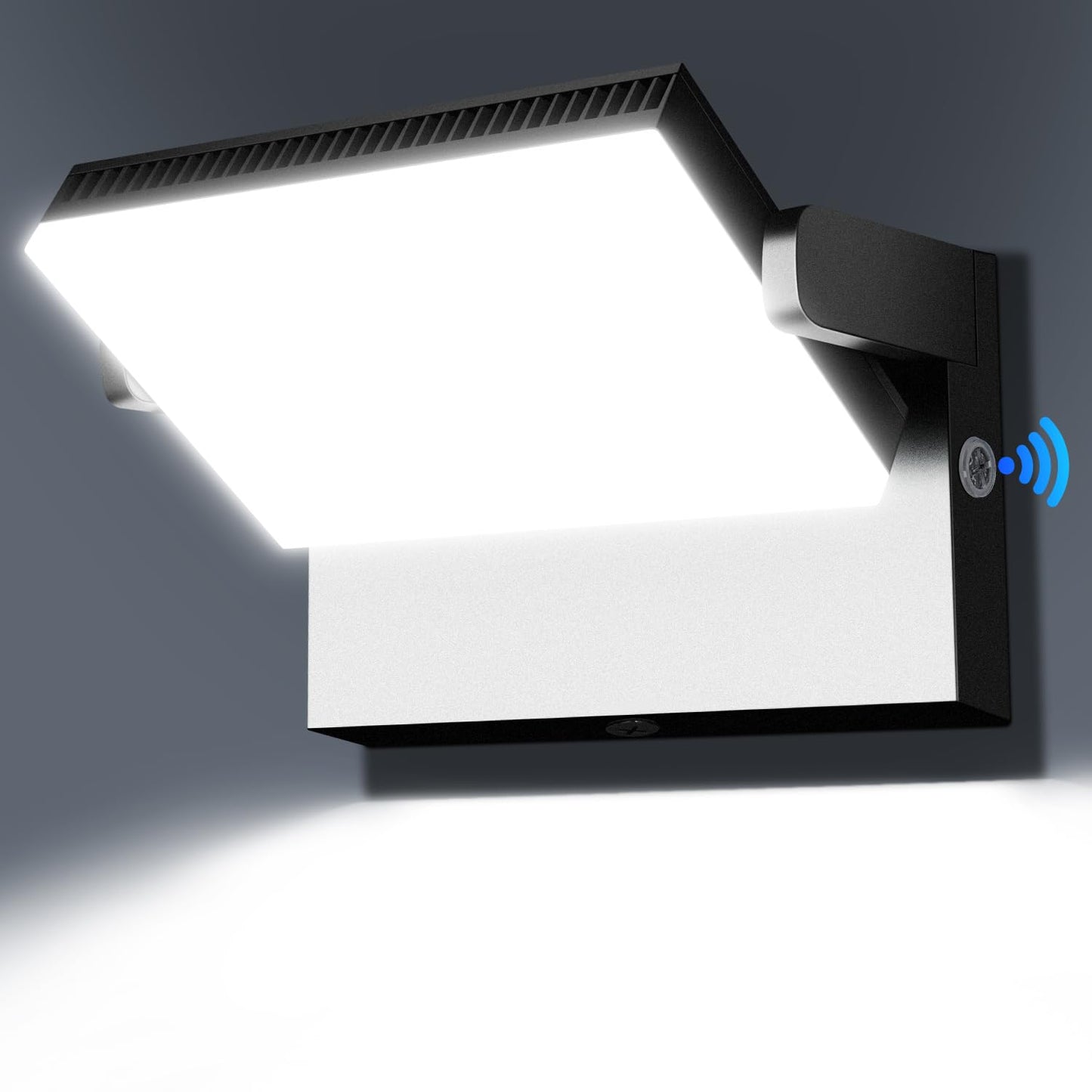 Juyace 120W Led Wall Pack Light Dusk To Dawn Outdoor Lighting Exterior Fixtures 360 Rotation 5000K For Garage Yard Barn Area Backyard Building
