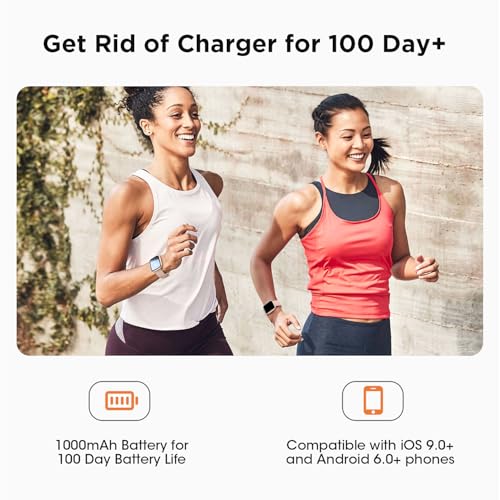 Health & Fitness Trackers for Women Men: 30 Day Battery Life Activity Tracker with Answer/Make Call Blood Pressure SpO2 Sl...