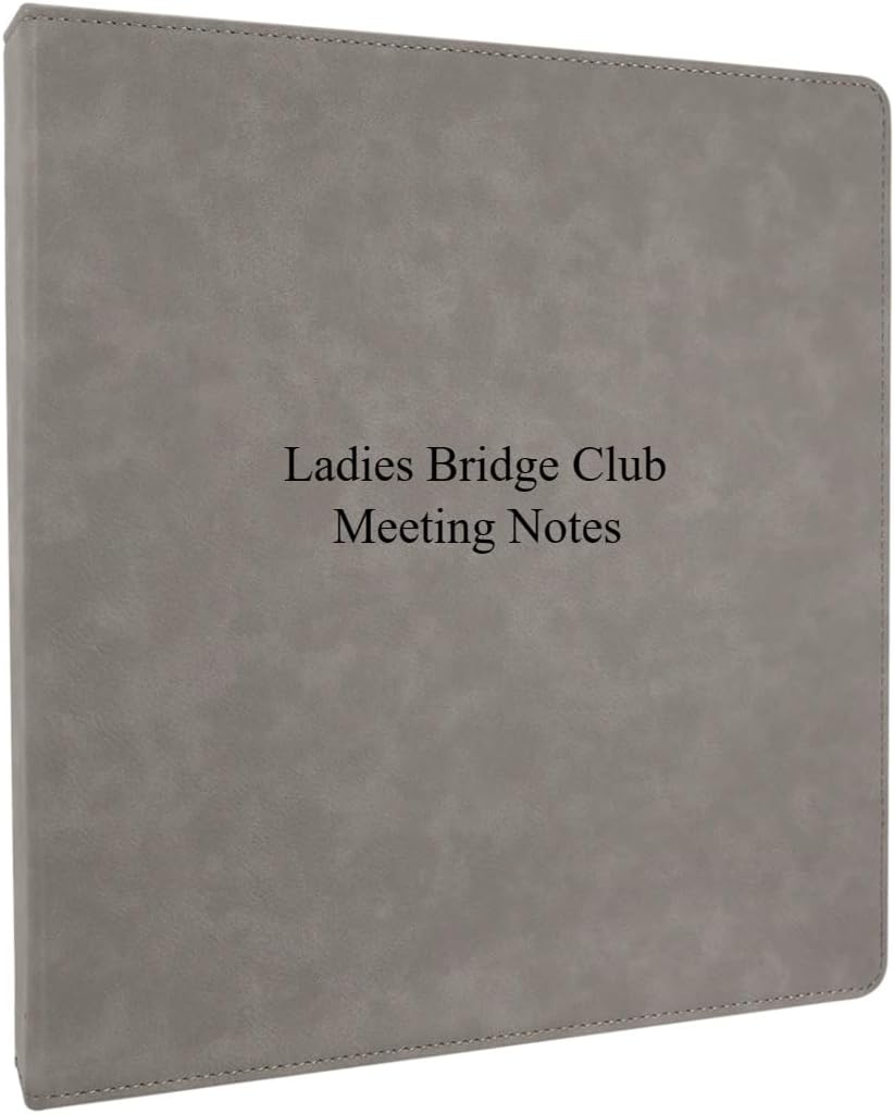 Custom Binder Personalized with Business or Name (Grey with Black)