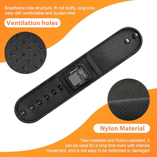 NESKLA Ankle Straps for Fitness Trackers, Soft Adjustment Pedometer Ankle Band Compatible with Fitbit, Breathable Mesh Spo...