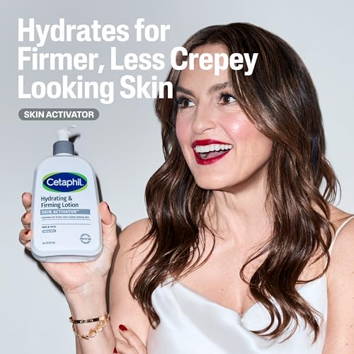 Cetaphil Skin Activator Hydrating & Firming Body Lotion 16oz, Mandelic Acid (AHA) and Centella Asiatica (CICA) Body Moistu...