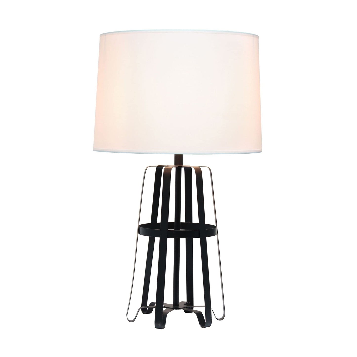 Simple Designs LT3310-ORB Metal Table Lamp, Iron, Oil Rubbed Bronze