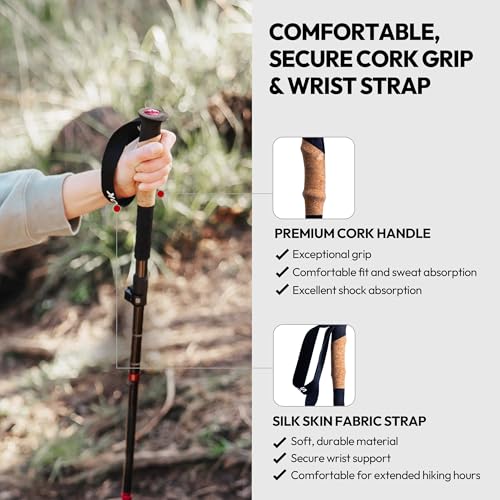 X Carbon Stick MX-4 | X Carbon Tech Carbon Fiber Trekking Poles