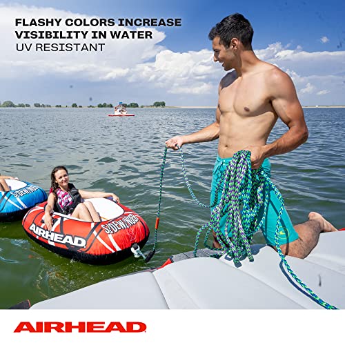 Airhead Tow Rope, 1-4 Rider Rope for Towable Tubes Multi, 9/16"