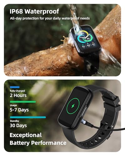Parsonver Fitness Tracker with Step Counter/Calories/Stopwatch, Health Activity Tracker with Heart Rate Sleep Monitor, IP6...
