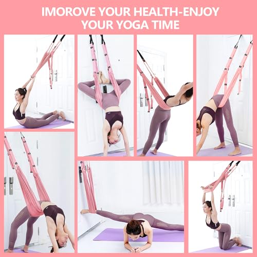 Leg Stretcher Strap, Stretching Equipment with Door Anchor Flexibility Trainer Backbend Assist for Dance Aerial Yoga Balle...