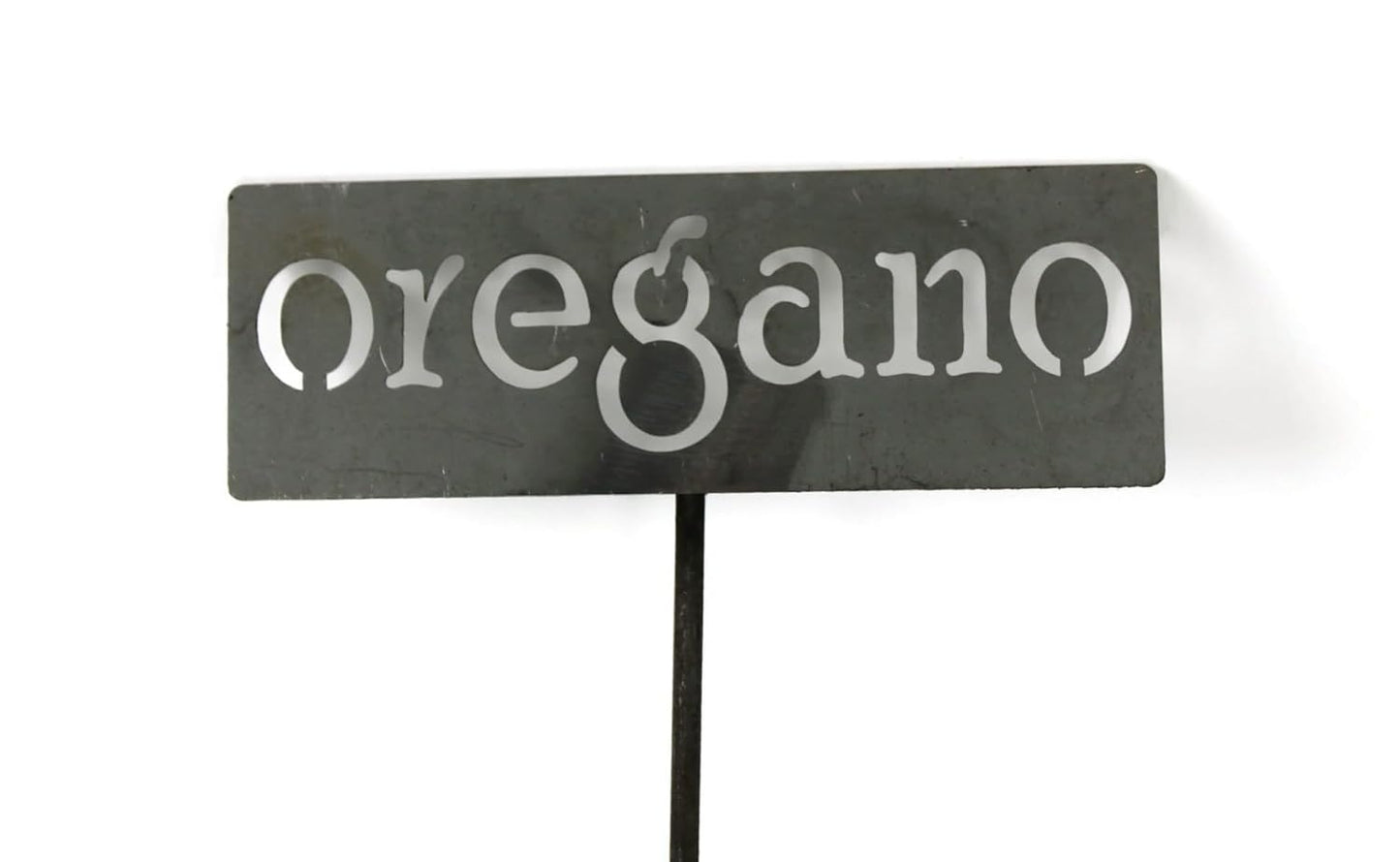 Classic Metal Garden Markers 19 Inches Tall (oregano, Raw, Unfinished Steel (will rust with time))