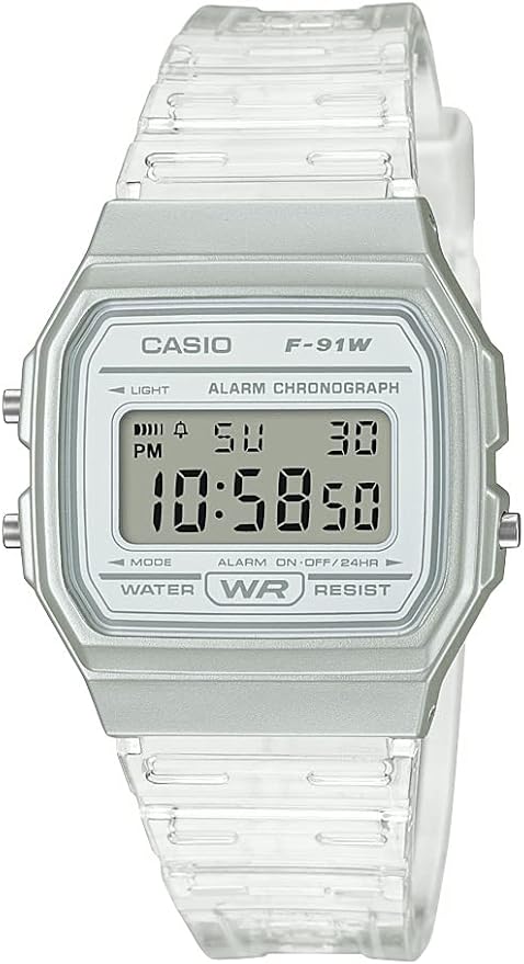 Casio F91W Series | Digital Watch | Water Resistant | LED Light | 1/100 SEC Stopwatch | Regular Time Keeping (HR, Min, SE...