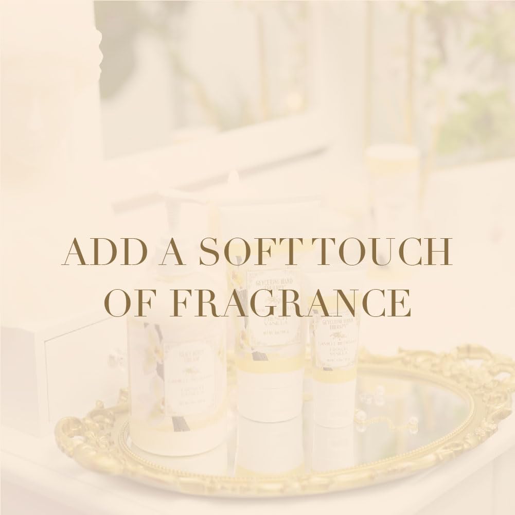 French Vanilla Scented Talc-Free Body Powder, Perfumed Dusting Powder, Camille Beckman 3 Ounce