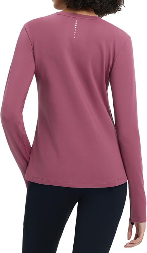 baleaf Women's Thermal Tops Long Sleeve Fleece Running Shirts Thumbhole Cold Weather Winter Gear Workout Base Layer