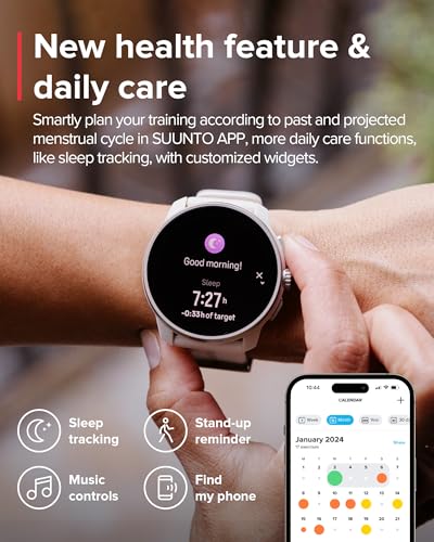 SUUNTO Race S GPS Sports Watch, 1.32" AMOLED Touchscreen w/Crown, 13 Days Battery Life, Training & Sleep Health Tracking, ...