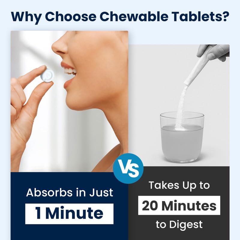 Venture Pal Chewable Electrolyte Tablets, 80 Count Fast-Dissolve Sugar-Free Stick Salt Tablets,Gluten Free – Variety Pack ...