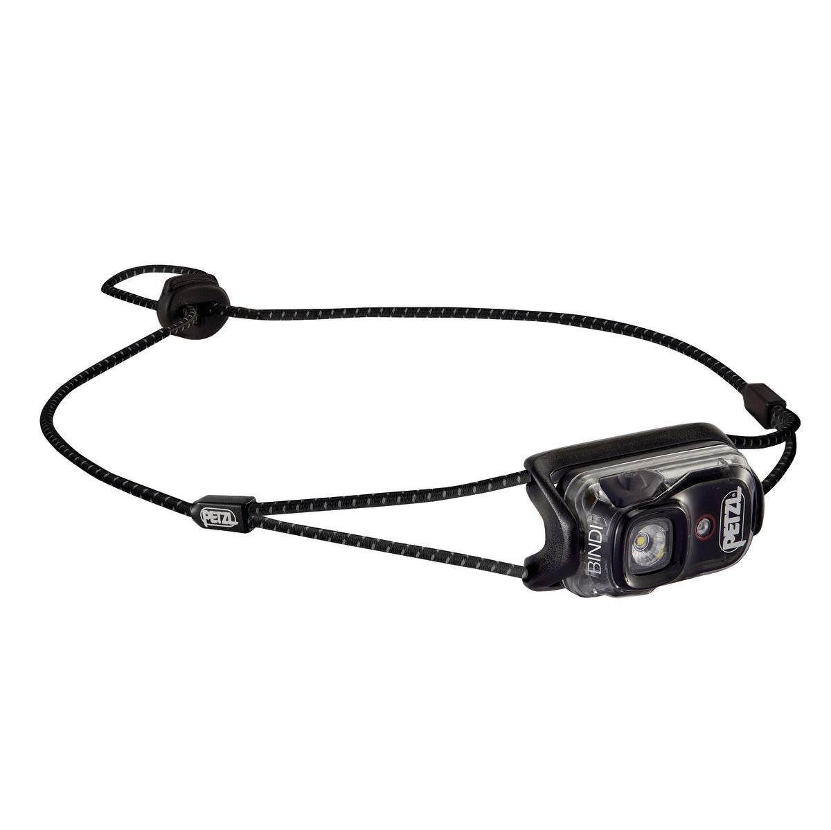 PETZL BINDI Headlamp - Ultra-Compact Rechargeable, One Size, Black, Model E102AA00