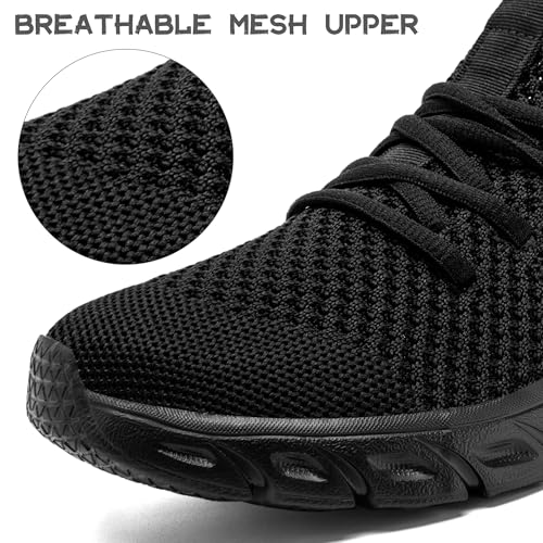IQYNAM Running Shoes for Men Women Slip on Unisex Walking Tennis Non-Slip Work Shoes Lightweight Breathable Athletic Worko...