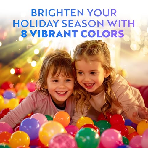 Playz Soft Plastic Mini Ball Pit Balls 50 Count - w/ 8 Vibrant Colors - Crush Proof, No Sharp Edges, Non Toxic, Phthalate...